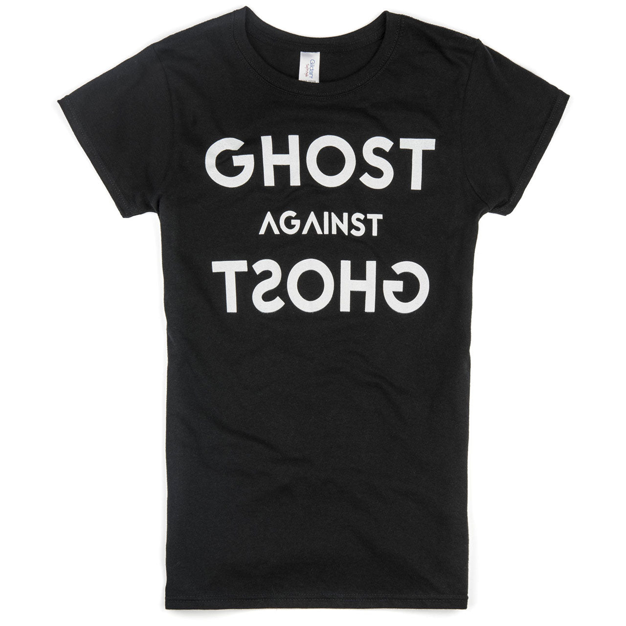 Ghost Against Ghost - Female 'Logo' Design T-shirt (Black)