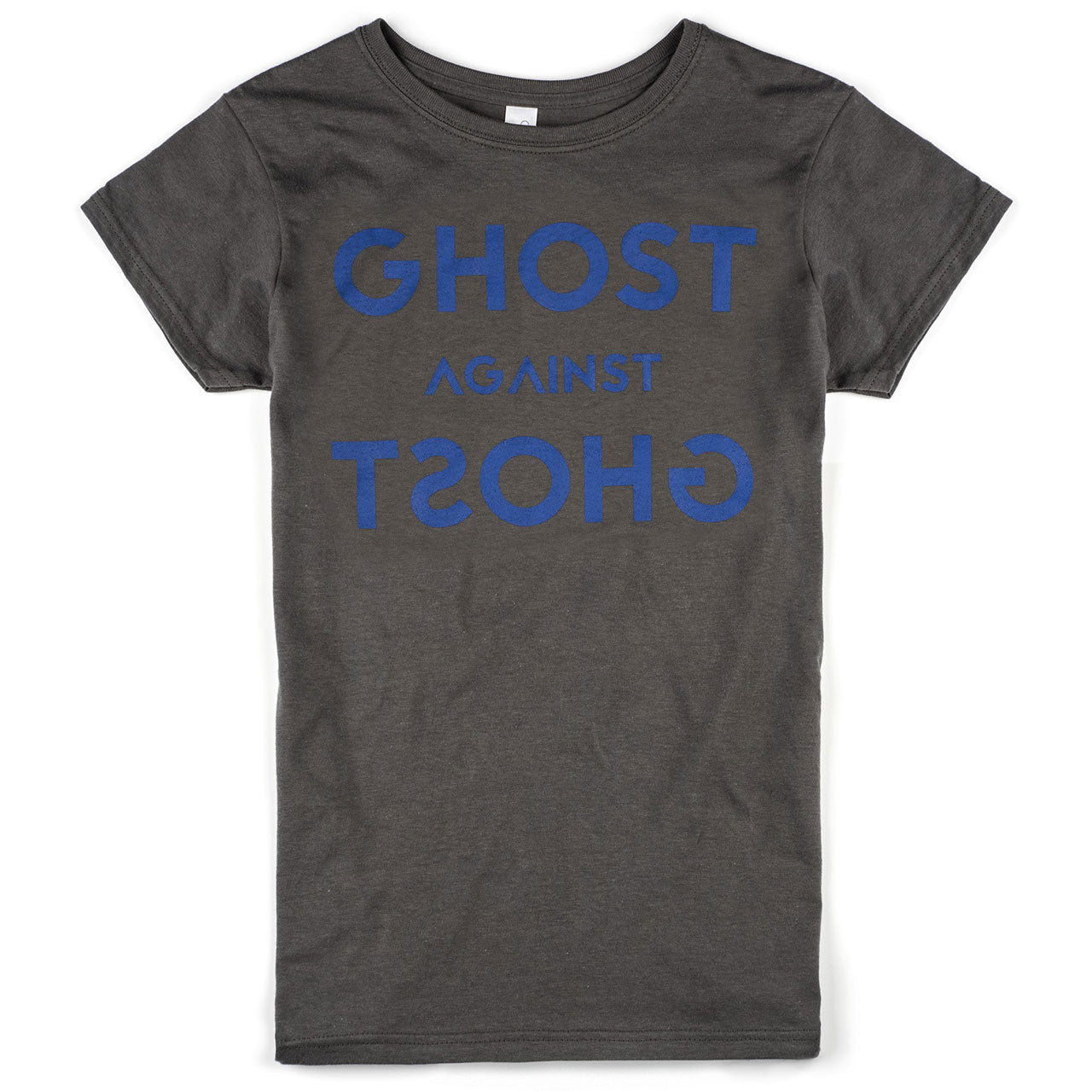 Ghost Against Ghost - Female 'Logo' Design T-shirt (Grey)