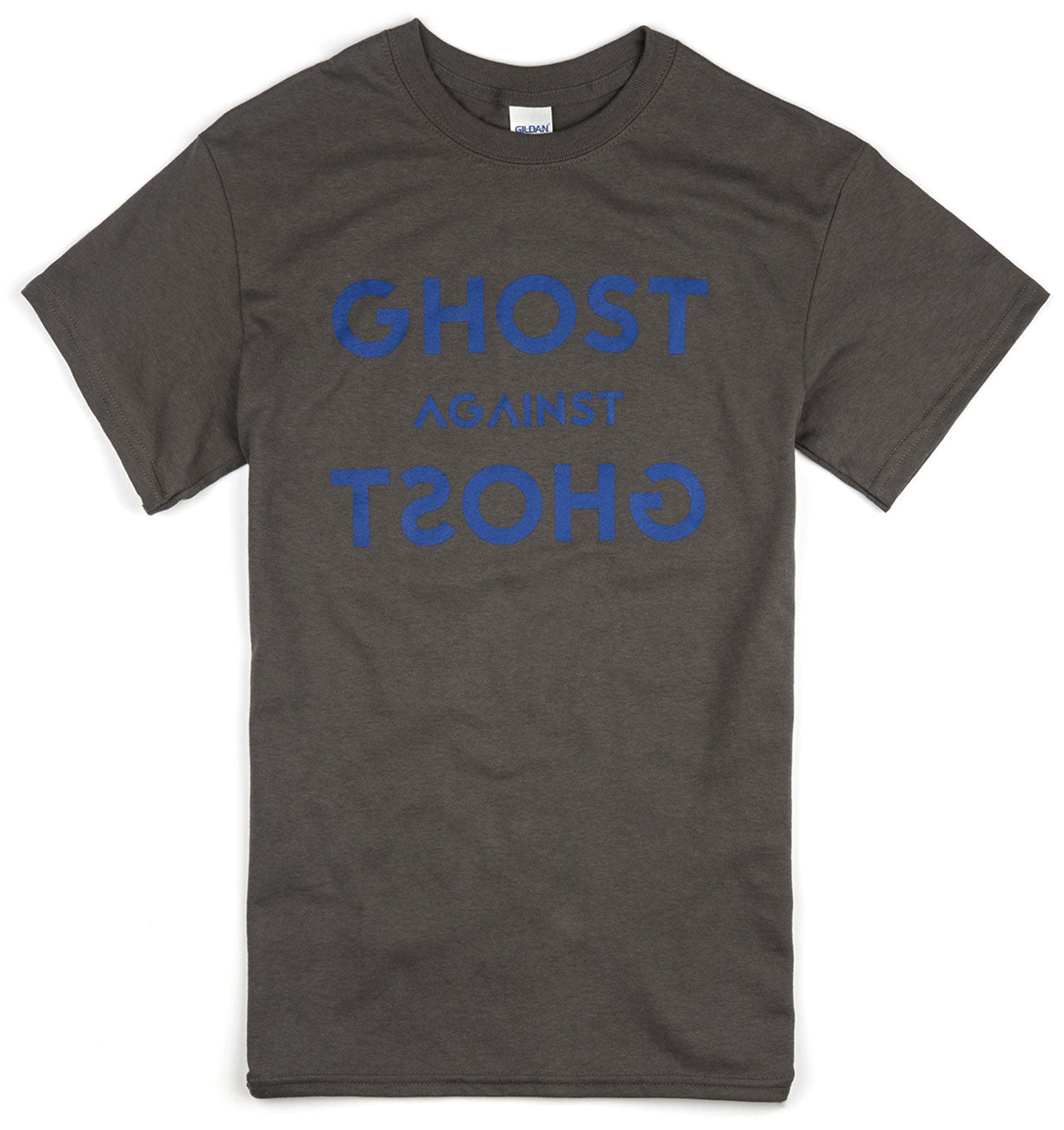 Ghost Against Ghost - Unisex 'Logo' Design T-shirt (Grey)