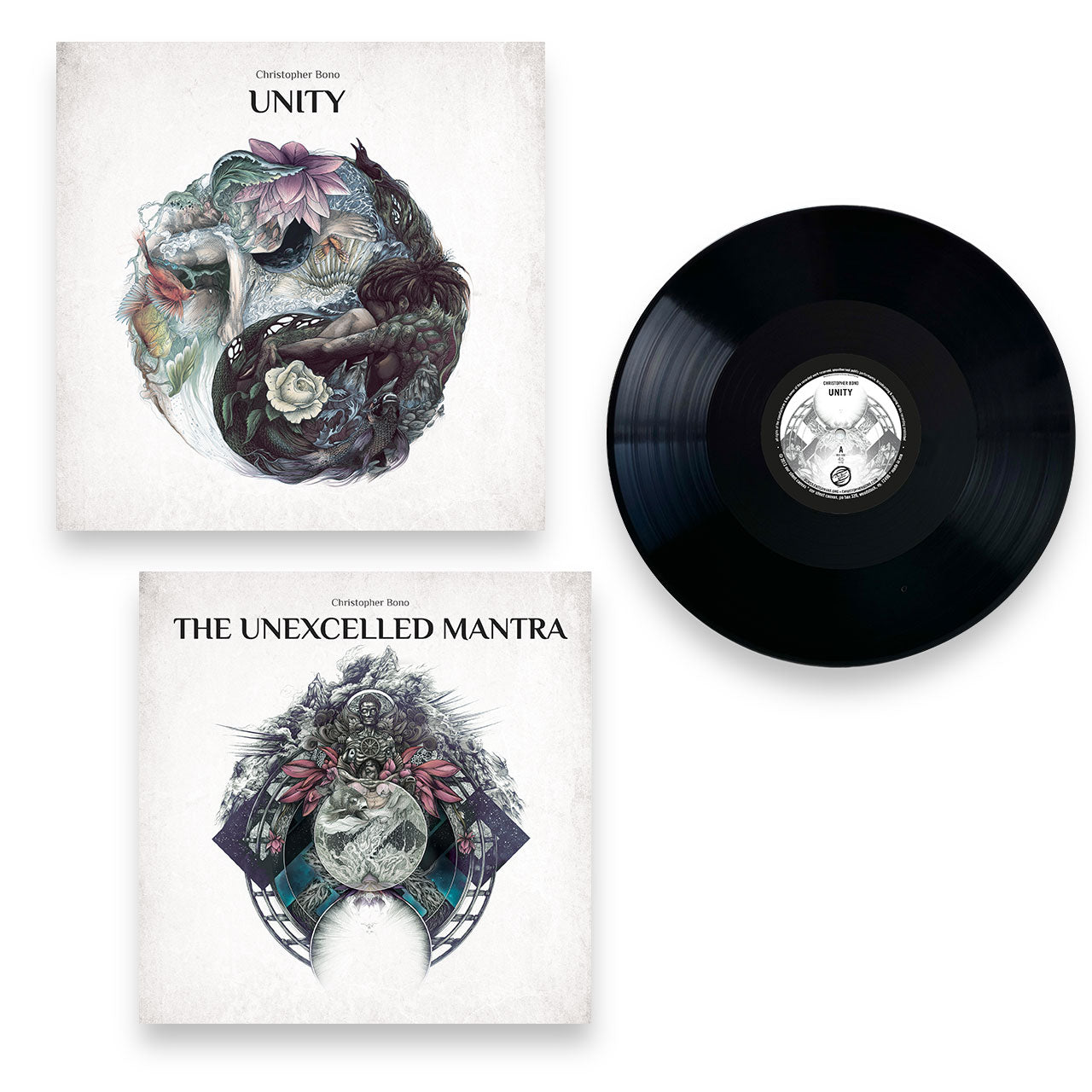 Christopher Bono - Unity & The Unexcelled Mantra - 7" Vinyl - Limited Edition (300 Copies)